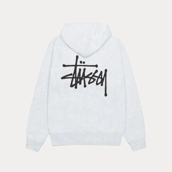 Basic Stussy White Hoodie