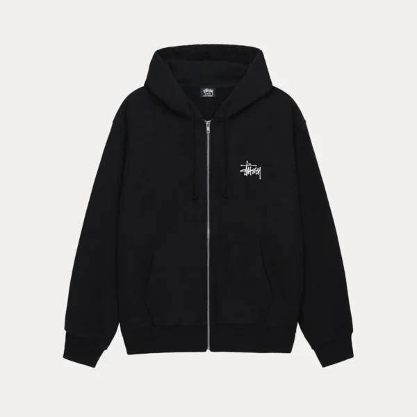 Basic Stussy Zip Hoodie
