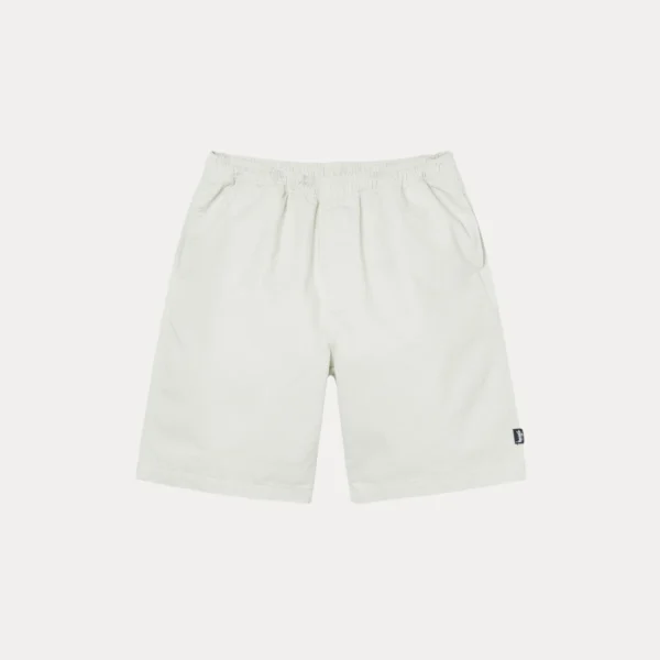 BEACH SHORT BRUSHED COTTON WHITE