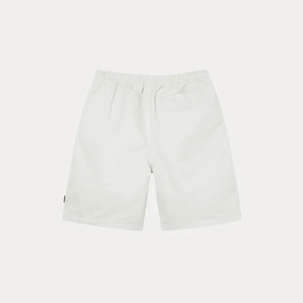 BEACH SHORT BRUSHED COTTON WHITE