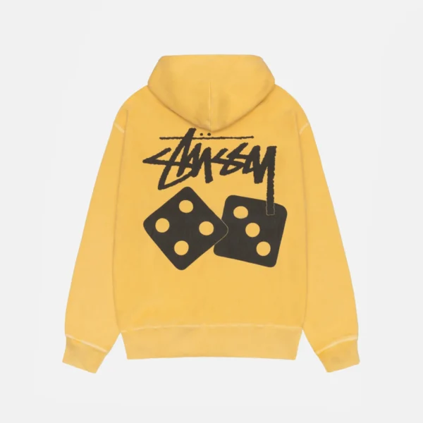 Dice Stussy Yellow Hoodie
