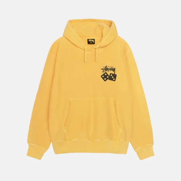 Dice Stussy Yellow Hoodie