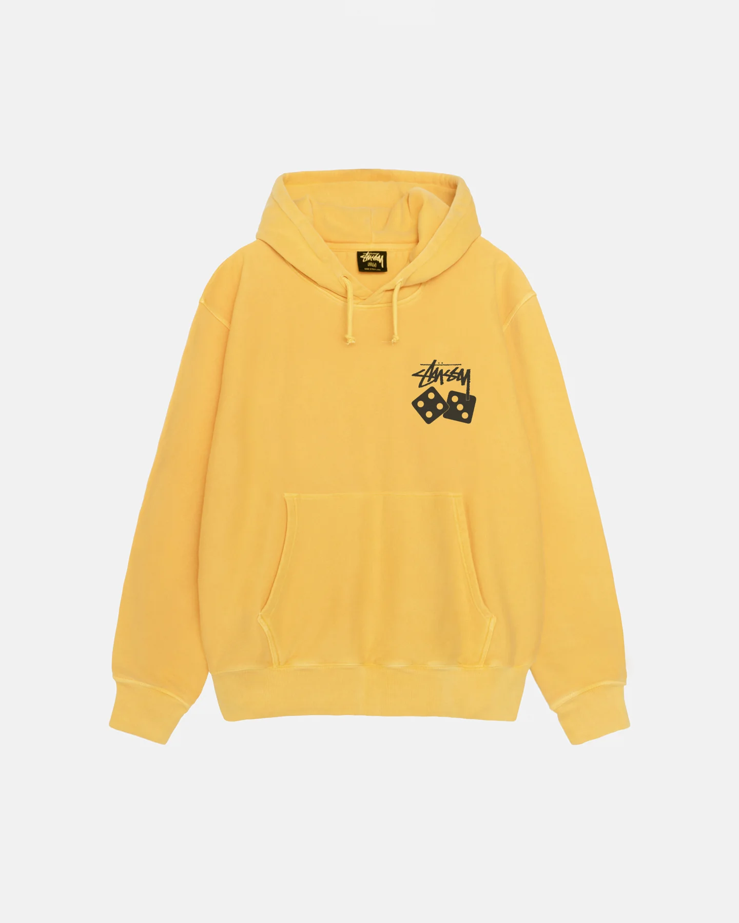 Dice Stussy Yellow Hoodie