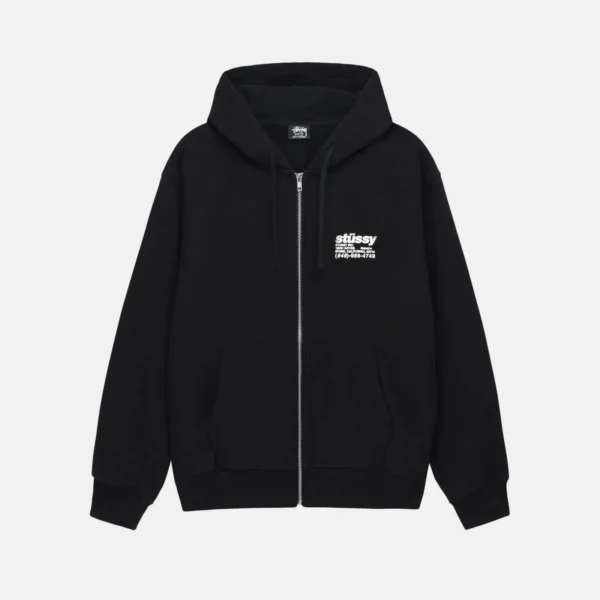 DNA Stussy Zip Hoodie