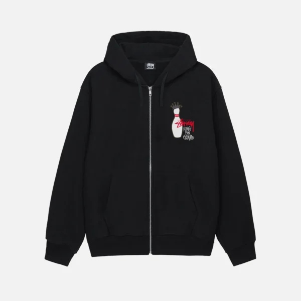 Kingpin Zip Hoodie black