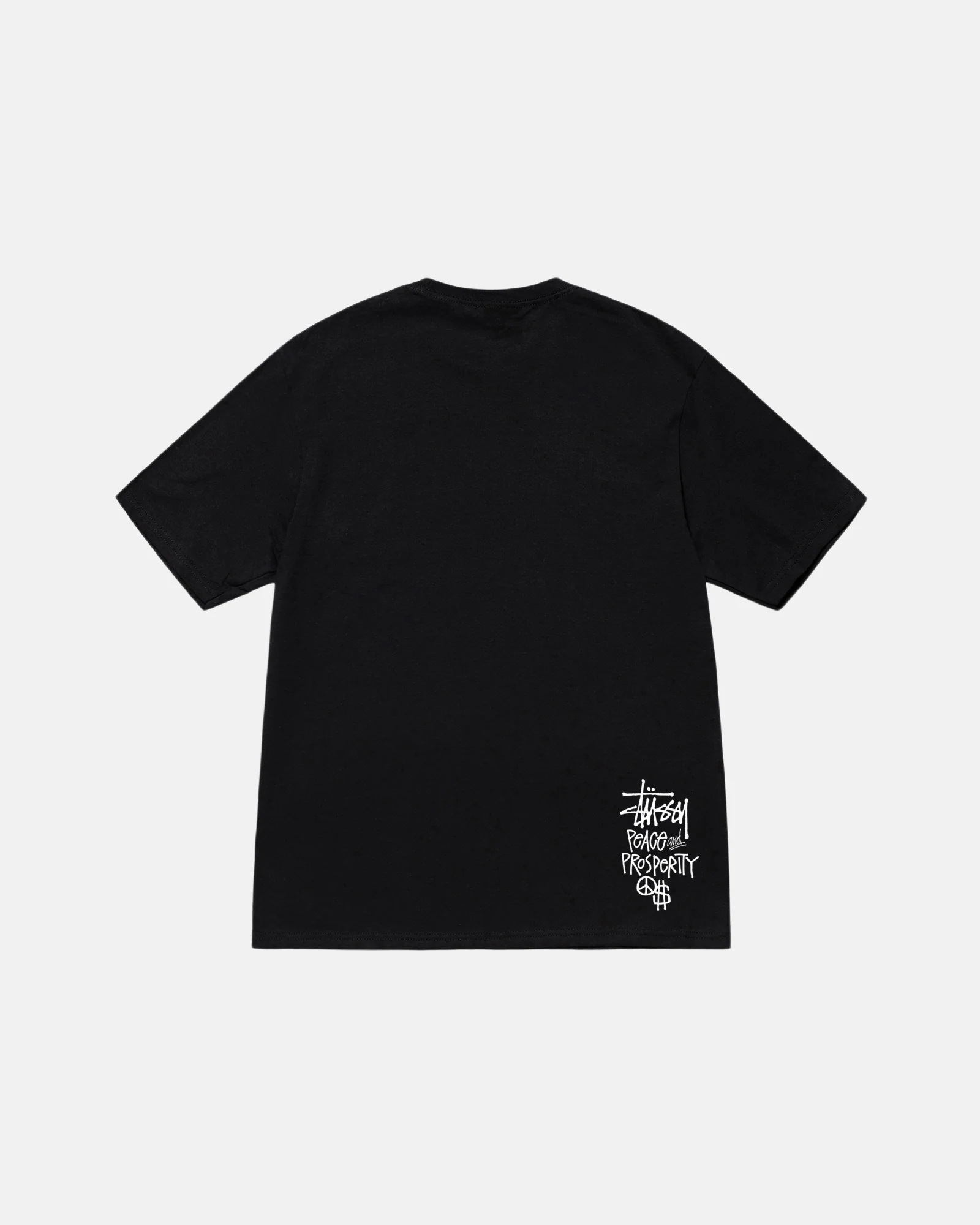 PEACE & PROSPERITY TEE BLACK PEACE & PROSPERITY TEE BLACK