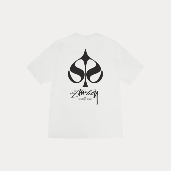 SPADE TEE PIGMENT DYED WHITE