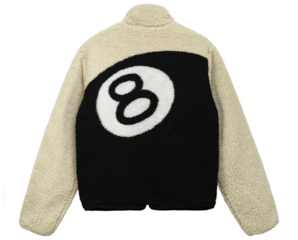 Stussy 8 Ball Sherpa Reversible Jacket