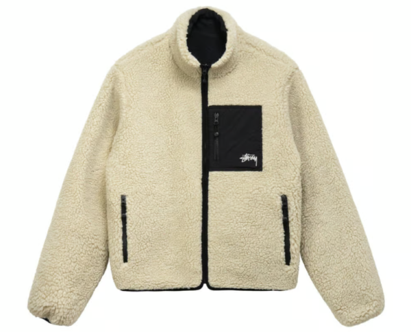 Stussy 8 Ball Sherpa Reversible Jacket