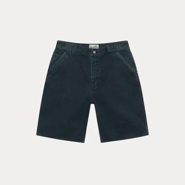 WASHED CANVAS WORK SHORT